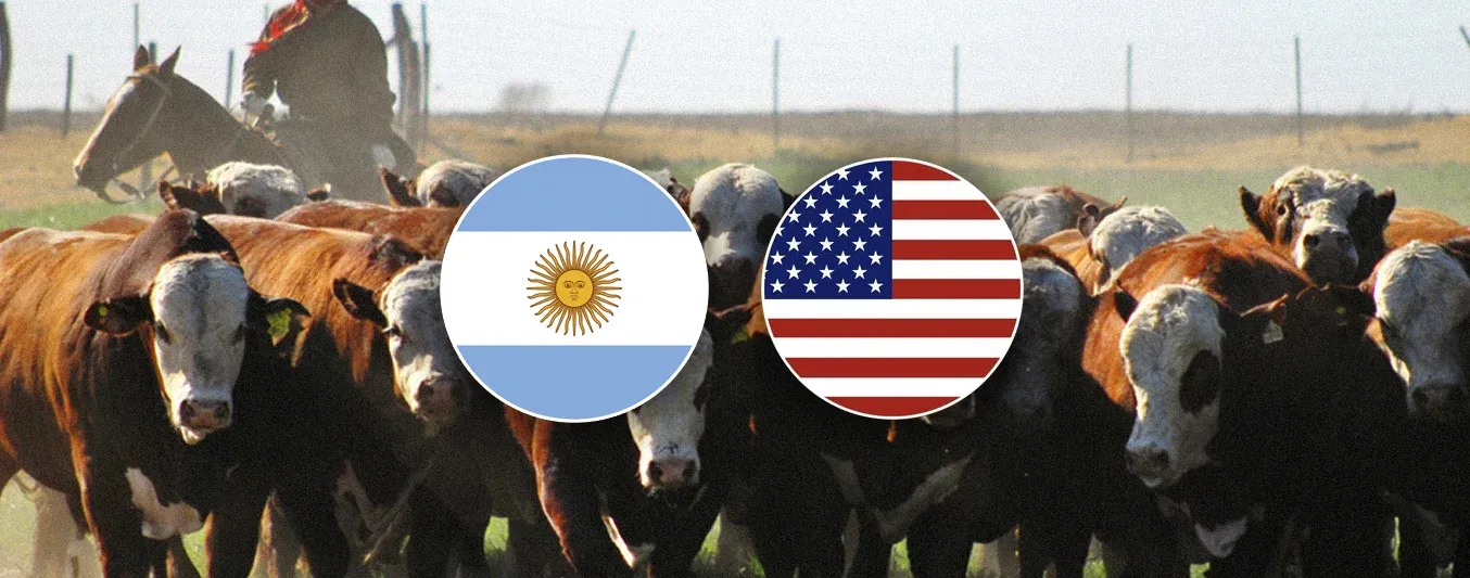 Argentina y EEUU reportaron bajas en sus hatos bovinos