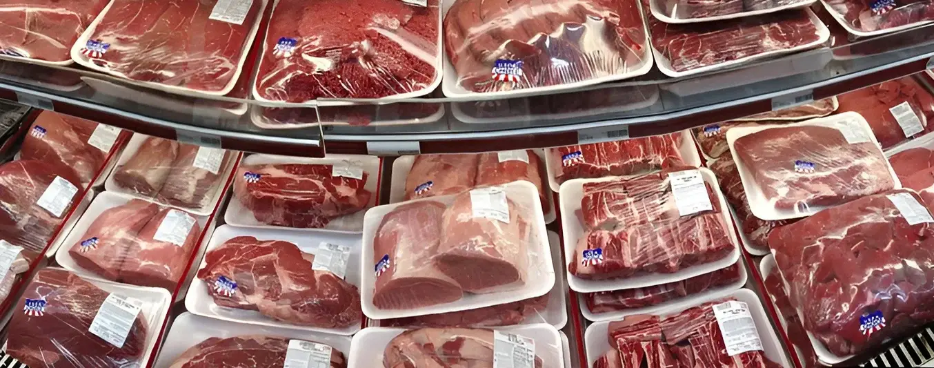 Carne de res en mercado de EEUU