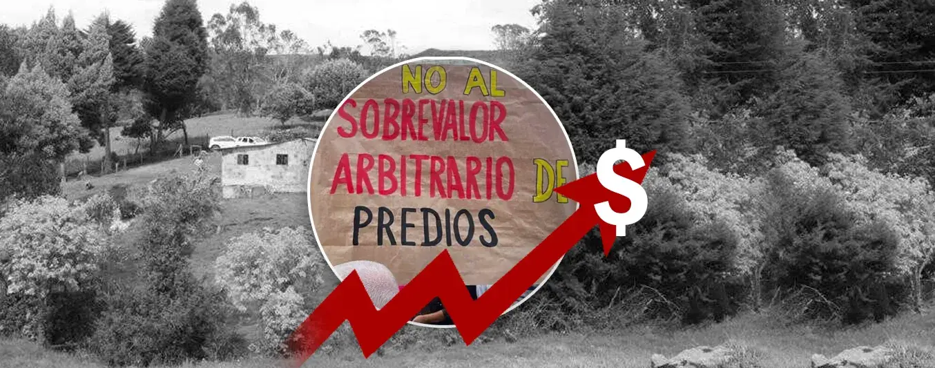 Marchas por aumento en el avaluo catastral rural