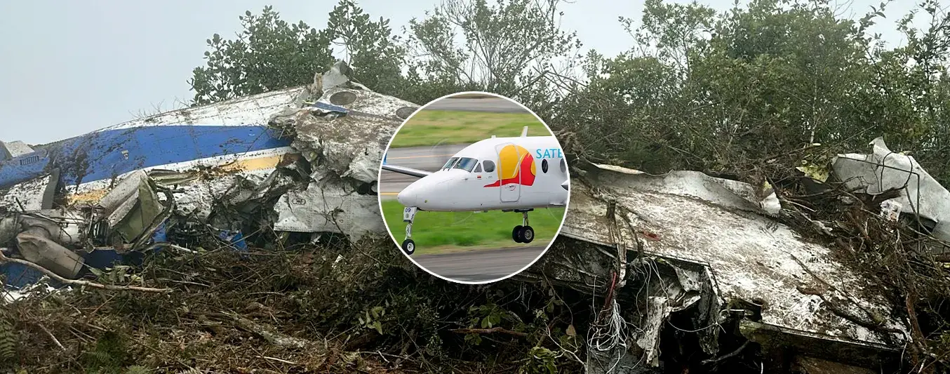 Accidente avioneta Satena