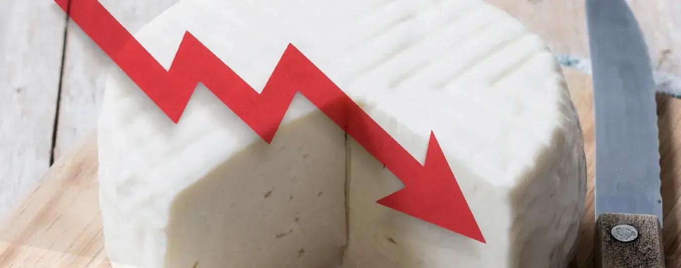 Cae el precio del queso en el norte del país