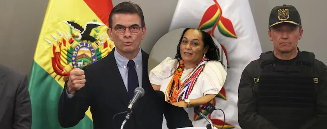 Presidente de Bolivia y embajadora de Colombia en Bolivia