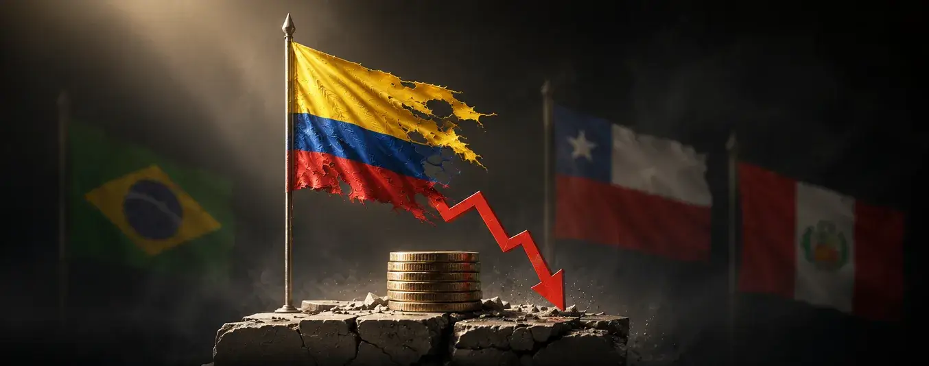 Colombia es el país que más ha perdido capacidad de inversión frente a Perú, Chile y Brasil