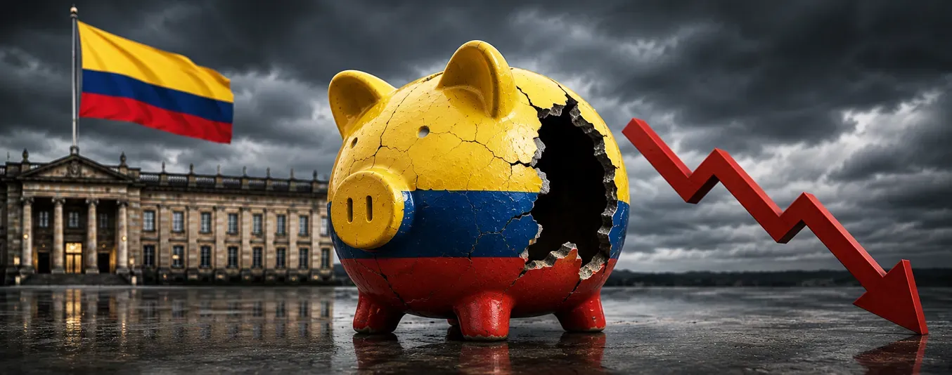 El déficit fiscal de Colombia sigue creciendo