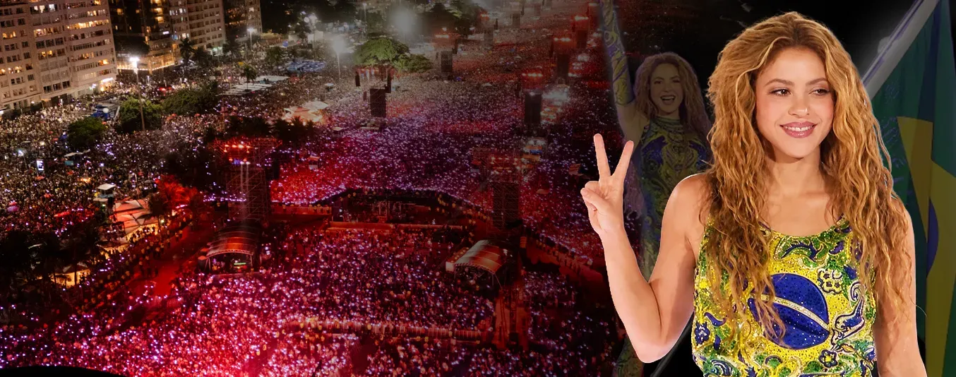 Histórico concierto de Shakira en Rio de Janeiro