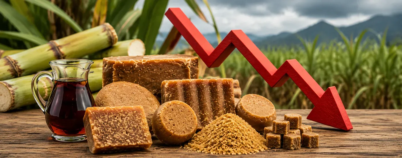 Cae precio de la panela