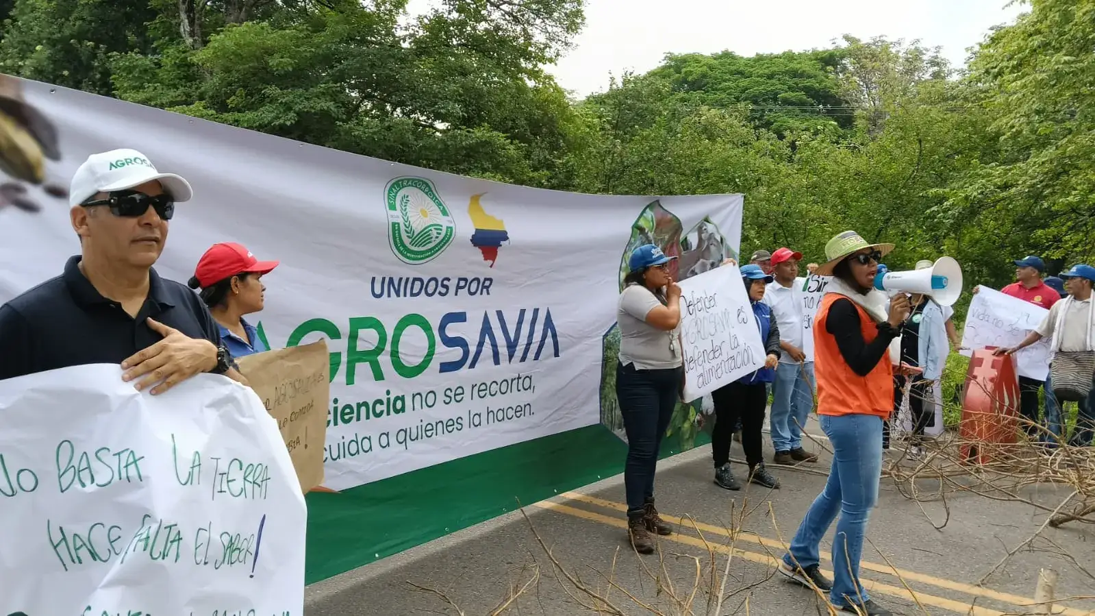 Movilizacion trabajadores de Agrosavia
