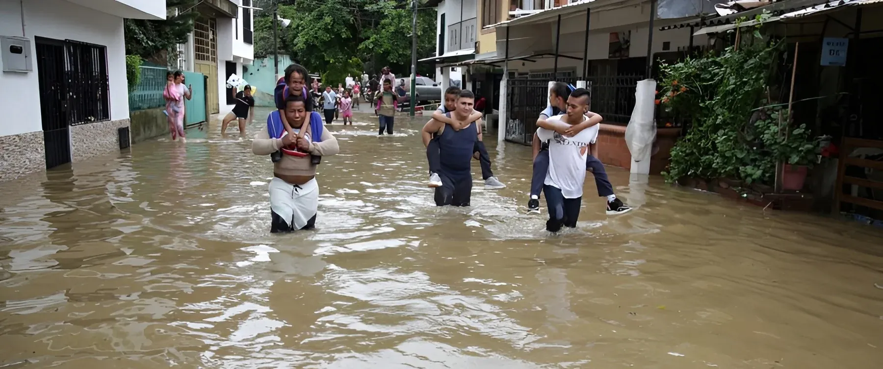 Las intensas lluvias estan generando inundaciones