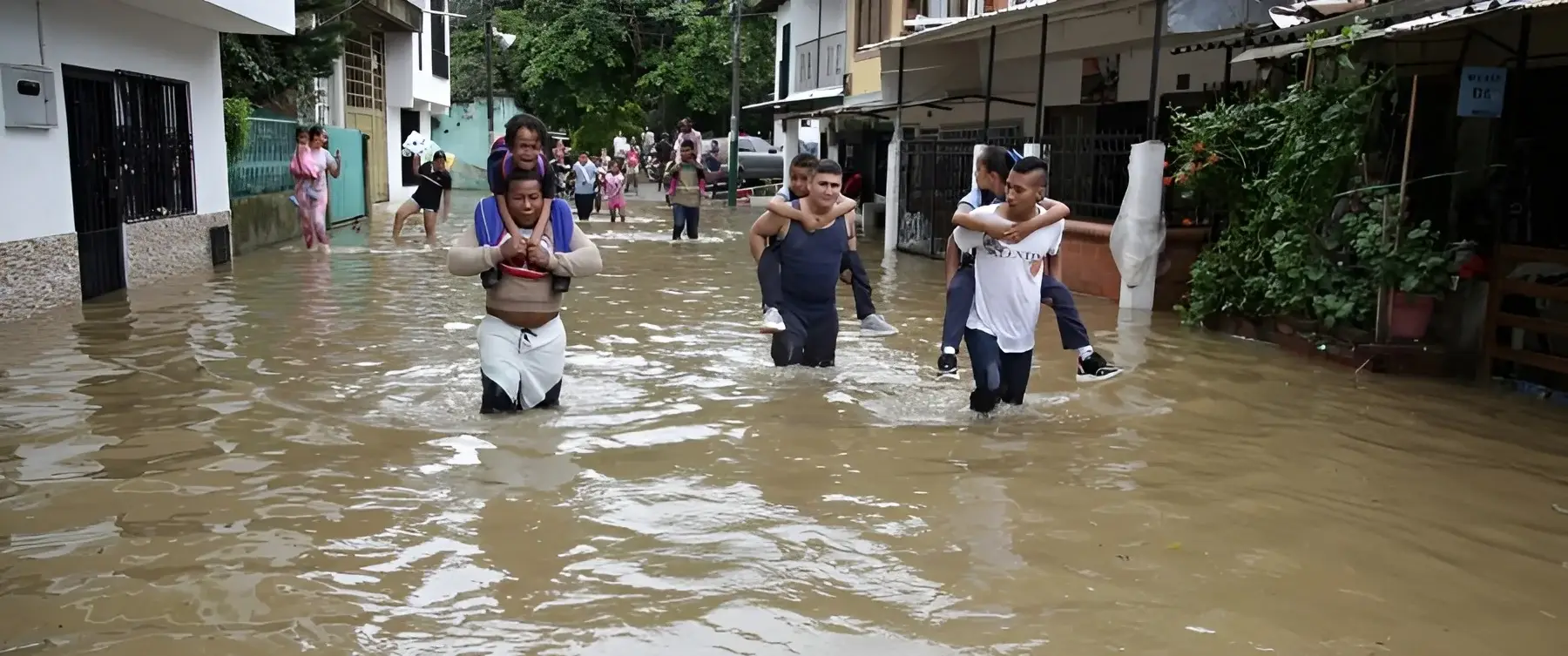 Las intensas lluvias estan generando inundaciones