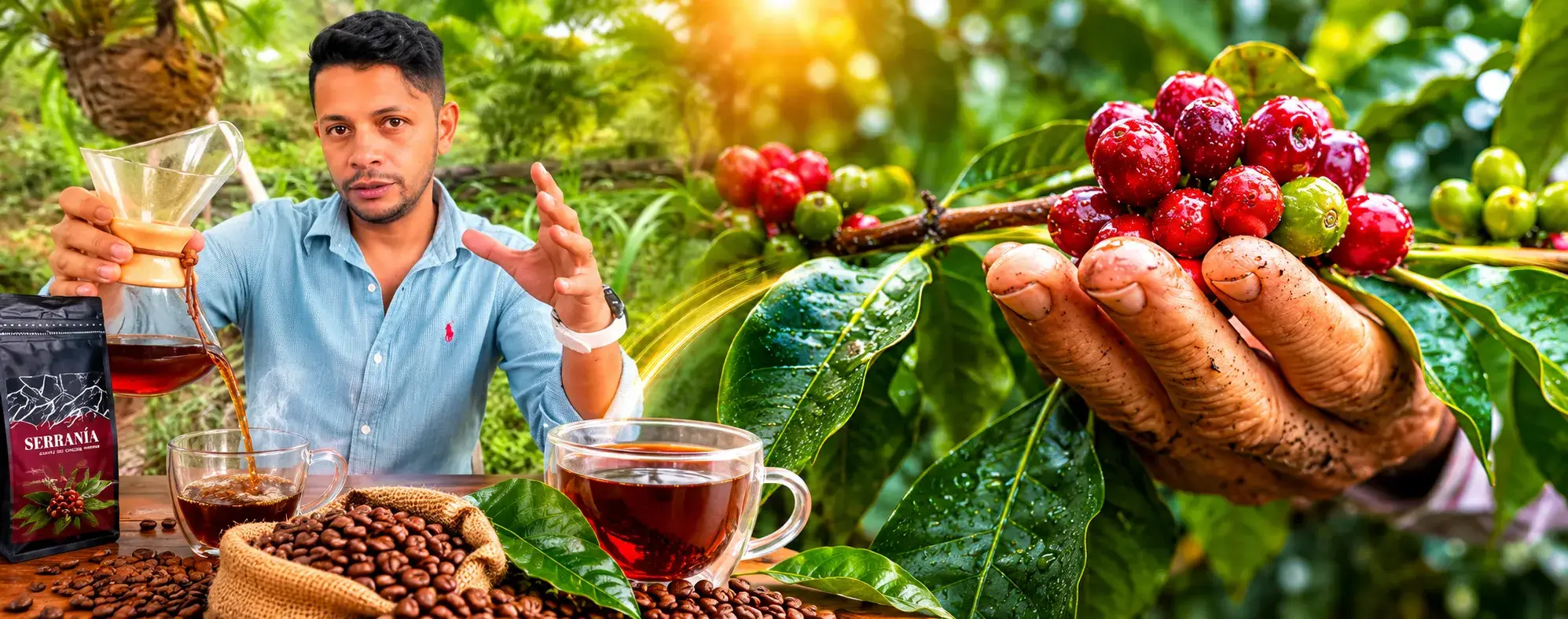 ⁠Cómo un médico termina siendo agricultor y caficultor en el Cesar, con su propia marca de café