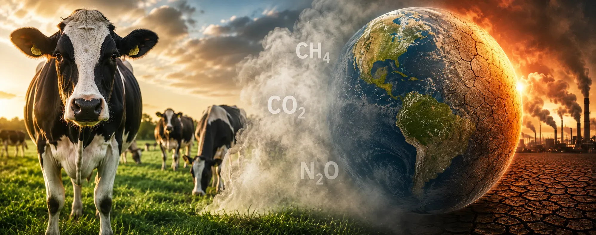 La responsabilidad que tienen sobre el cambio climático los pedos de las vacas