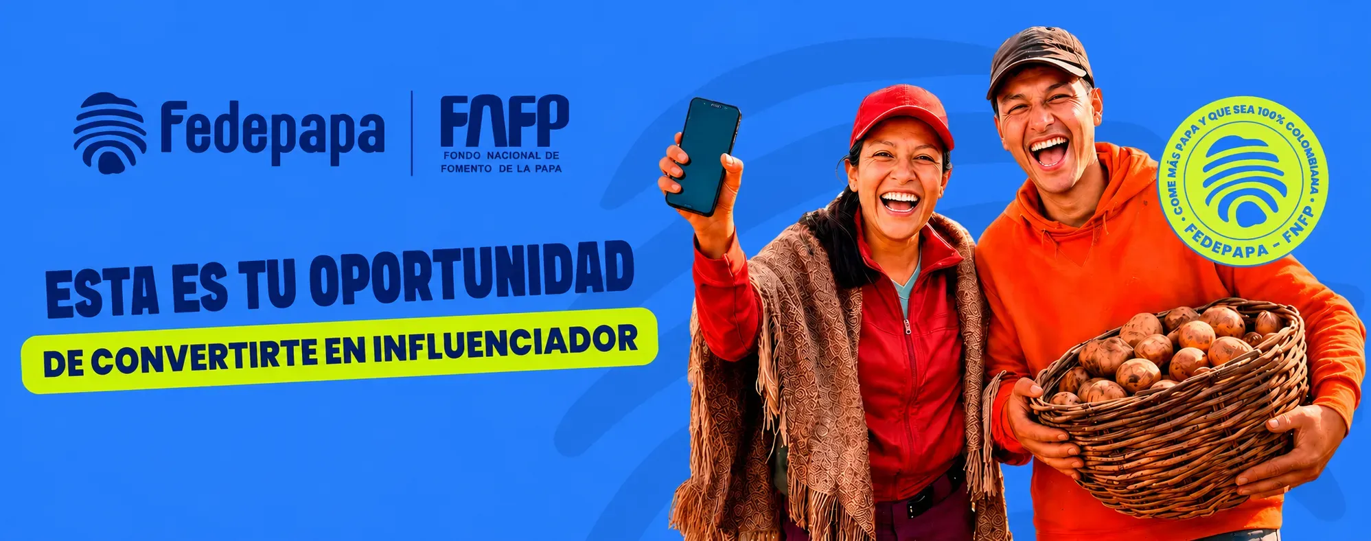 Fedepapa lanza Papasionados, una estrategia para buscar influencers apasionados por la papa