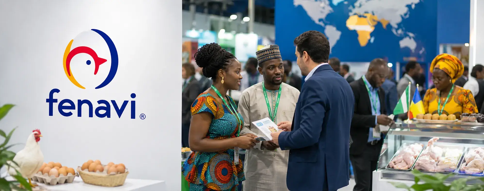 Fenavi participa en feria alimentaria en Africa Occidental