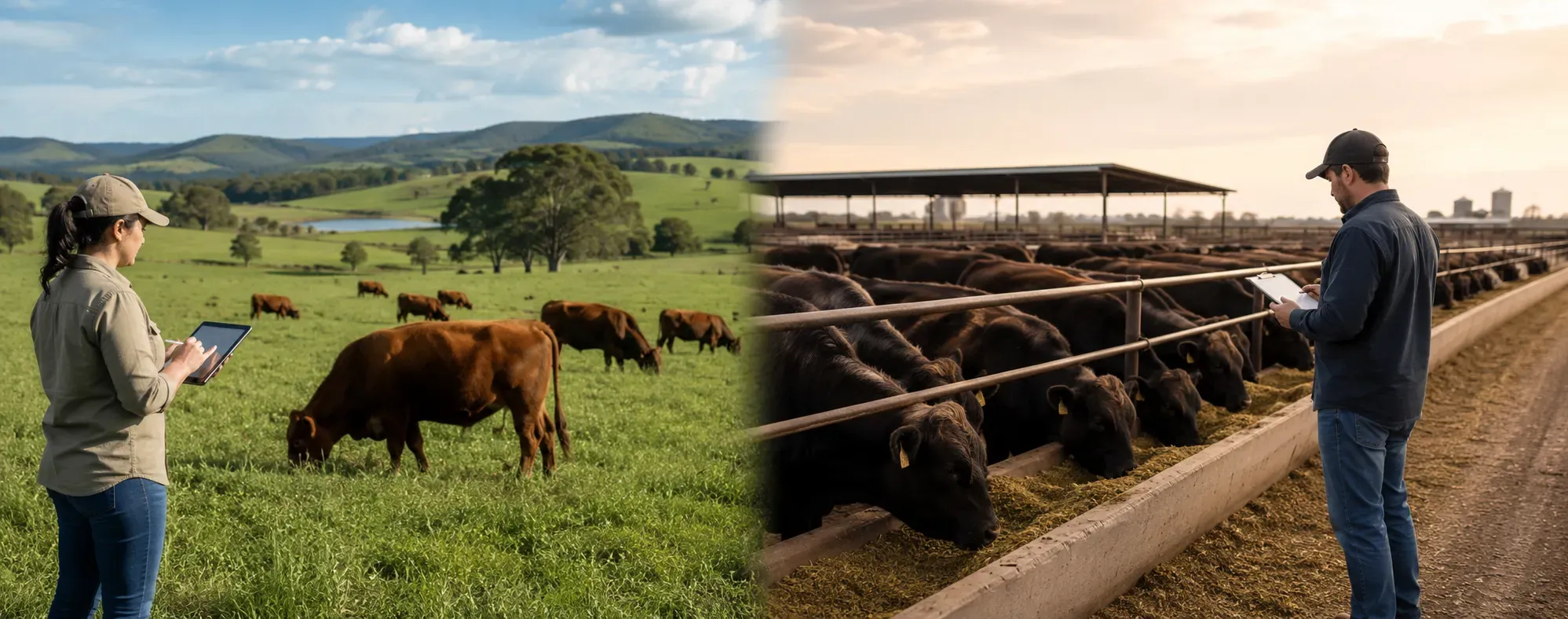 Estudio Greenhouse Gas Emissions from Two Beef Systems