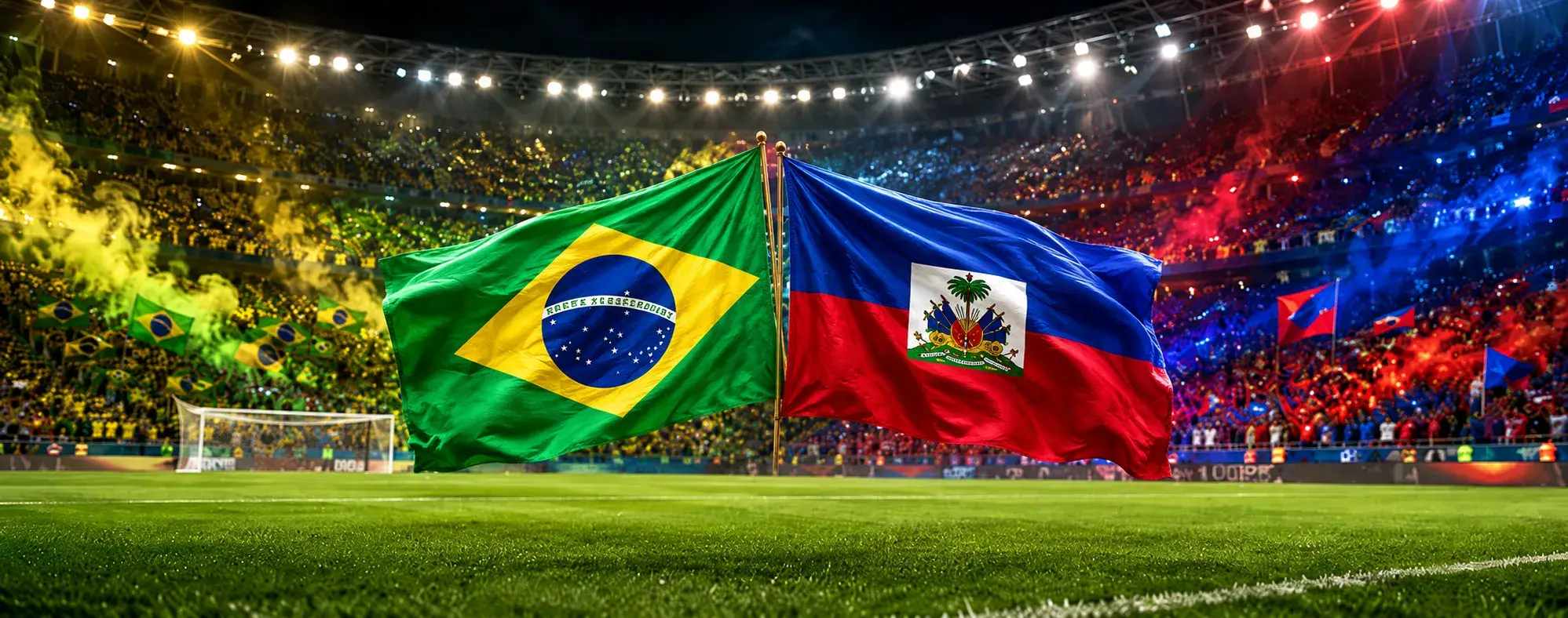 partido Brasil vs. Haití.