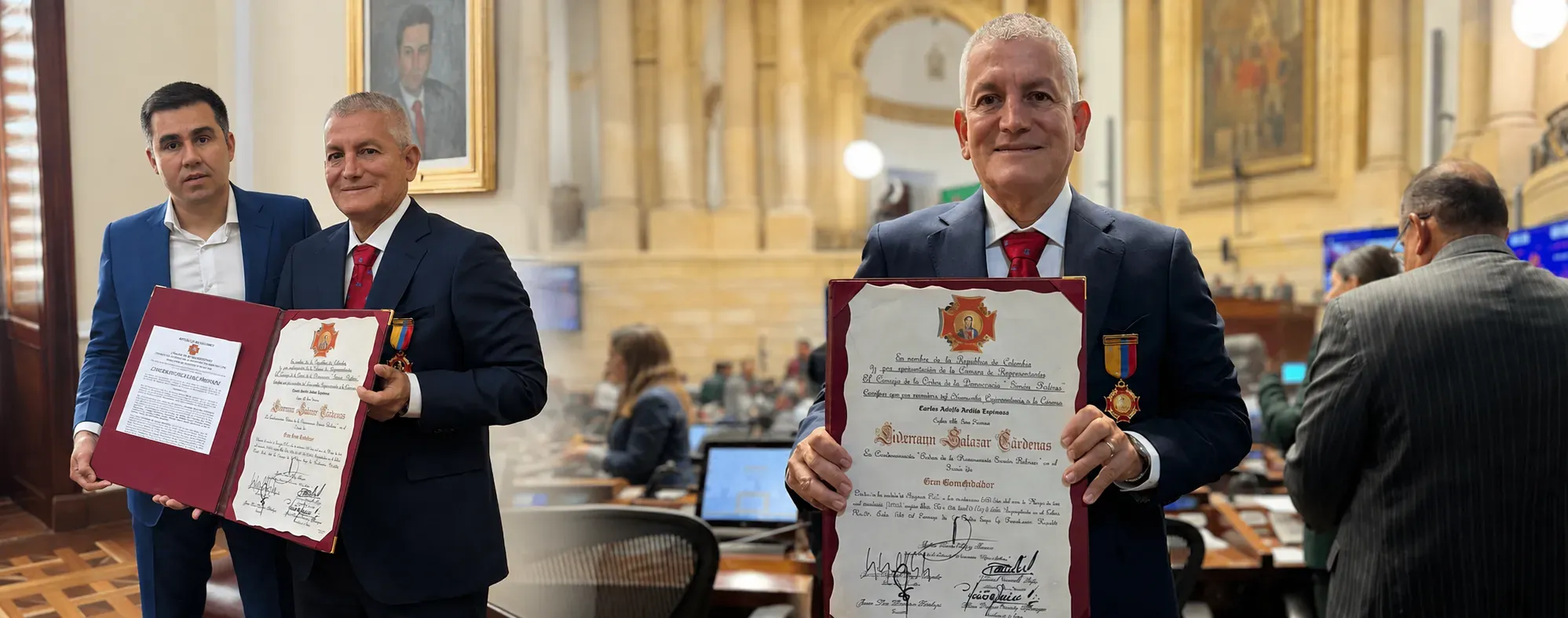 Liderman Salazar Cárdenas alza la voz en el Congreso de la República
