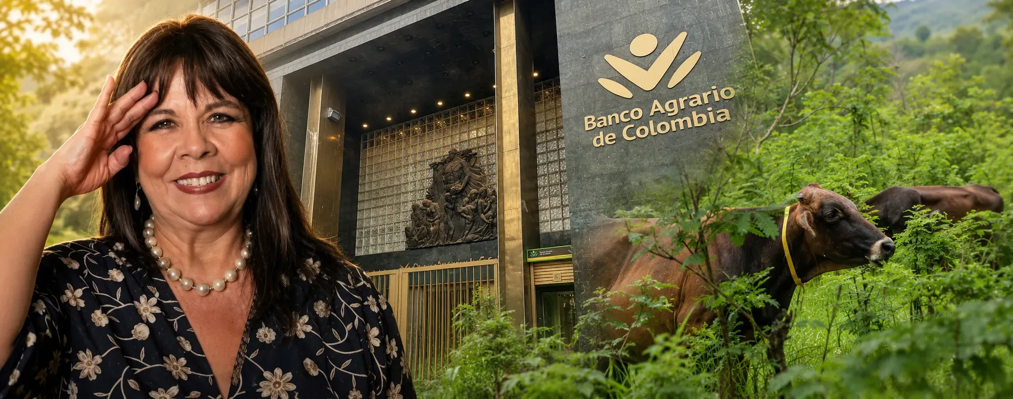 mujer al frente del Banco Agrario
