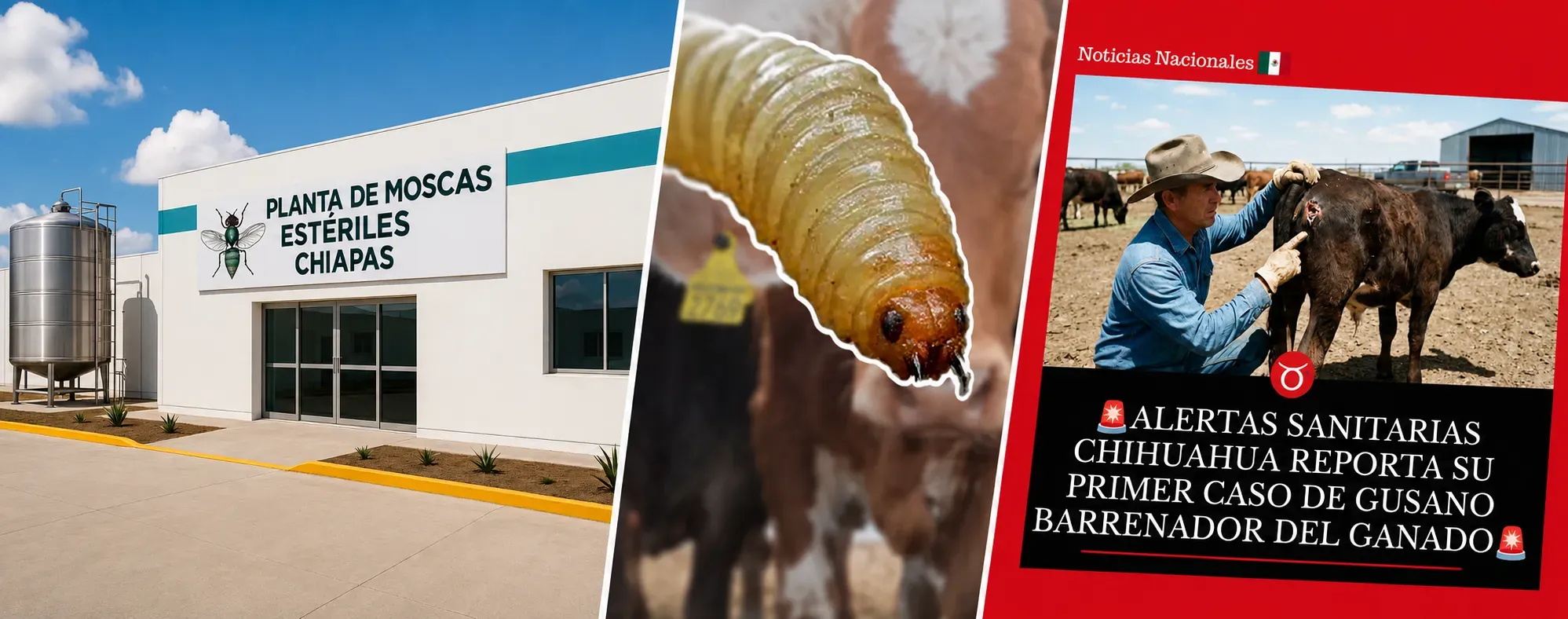 Una mosca puede poner 400 huevos en una herida