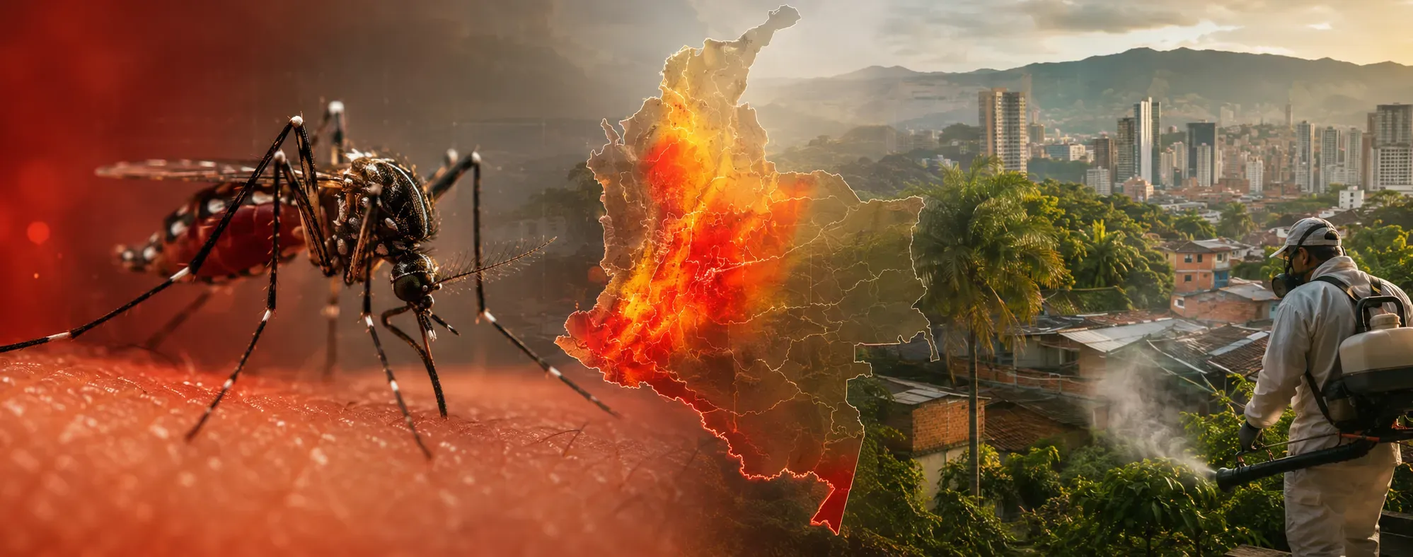 Así está la situación epidemiológica del dengue en Colombia