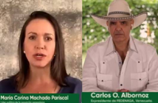 María Corina Machado, Carlos Albornoz, desestabilizar la democracia colombiana, régimen venezolano avanza, tomar control del territorio y las instituciones colombianas, declive de la producción venezolana, expropiaciones, robos de tierras, para el régimen venezolano el sector ganadero colombiano es la joya de la corona,  foro de Sao Paulo, grupo de Puebla, crimen organizado, narcotráfico, bandas criminales, grupos de extracción ilegal de minerales, terrorismo internacional, Farc, ELN, las líneas de los Rast