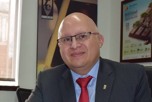 Eduar Baquero, presidente de Fedecacao. Foto: Juan Eduardo Rodríguez