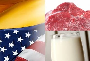 importaciones y exportaciones de leche y carne 