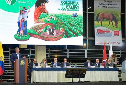 Colombia, Agroexpo, Iván Duque Márquez, apoyo a la ganadería colombiana, transformación rural, sector lácteo, Alianza del Pacífico, institucionalidad parafiscal ganadera, Formalización, catastro, contrabando, abigeato, impuesto de renta, exención en el impuesto de renta, CAN, CONtexto ganadero, noticias ganaderas de Colombia