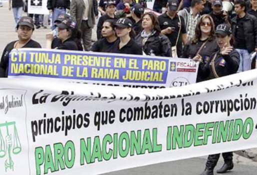 Paro Judicial Asonal en Colombia