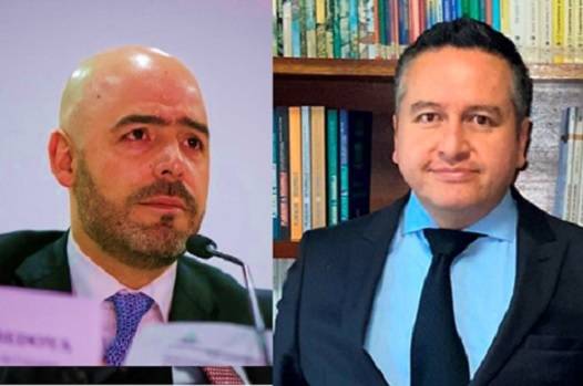 Jorge Bedoya, presidente de la SAC; Óscar Cubillos, jefe oficina de planeación y estudios económicos de Fedegán. Foto: CONtexto Ganadero