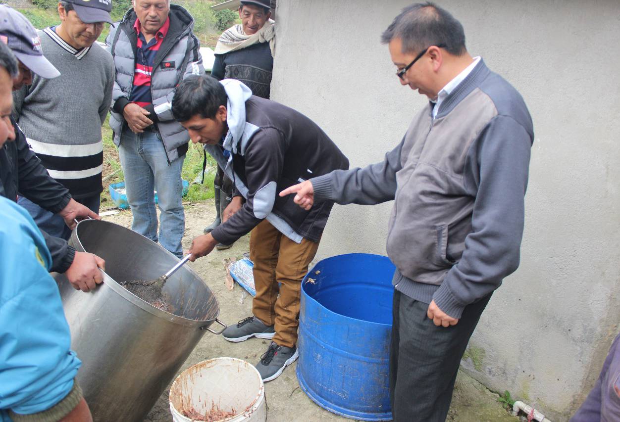 Ganadería, ganadería colombia, noticias ganaderas, noticias ganaderas colombia, CONtexto ganadero, Secretaría de Ambiente y Desarrollo Sostenible de la Gobernación de Nariño, transformación de vísceras de pescados, secretario de Ambiente y Desarrollo Sostenible, Claudio Pinchao, Jorge Cuarán, representante legal de la Asociación de Piscicultores de Trucha, FACOARCOIRIS