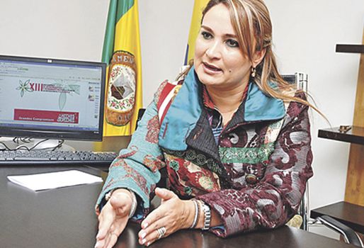 Sandra Paola Hurtado, gobernadora del departamento del Quindío. Foto: Oficina de prensa. Sandra Paola Hurtado gobernadora de Quindío