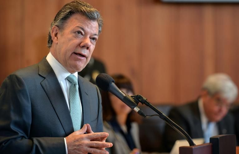 Juan Manuel Santos presidente de Colombia