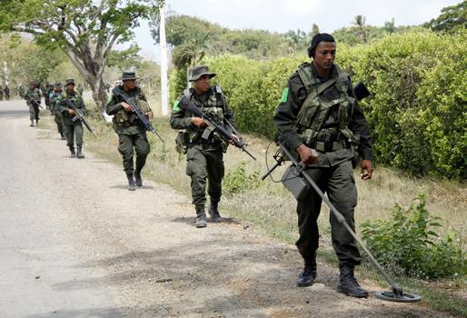 Policía rural en Colombia