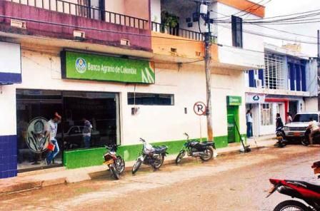 Varios operativos se realizan en Planeta Rica para capturar a los ladrones del Banco Agrario. Foto: Meridiano de Córdoba. Robo banco agrario.