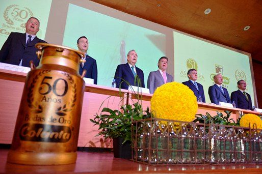 El anuncio fue realizado por el jefe de Estado en la Asamblea de Asociados de Colanta. Foto: Presidencia de la República. Nueva planta pulverizadora.