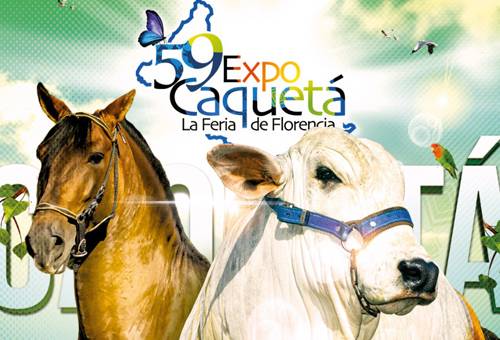 Afiche promocional feria de Caquetá