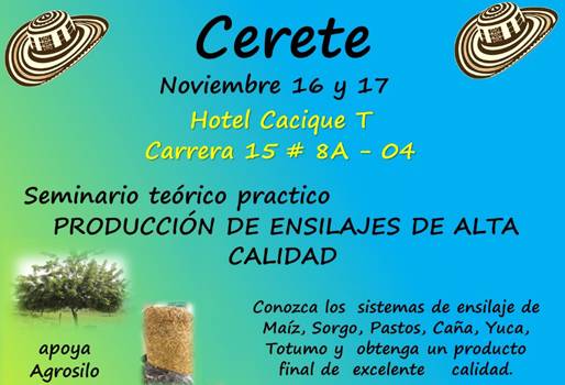 Gestión Ganadera, Técnicas ensilaje Gestión Ganadera, Seminario Técnicas Ensilaje noviembre 2018, seminario técnicas ensilaje Gestión Ganadera noviembre 2018, Producción de silos requiere planeación, elaboración de silos, ensilaje, Almacenamiento de silos, Presupuesto y cálculos para producir silos, Seminario en producción de ensilaje, Seminario Producción de silos, CONtexto ganadero, ganaderos colombia, noticias ganaderas colombia