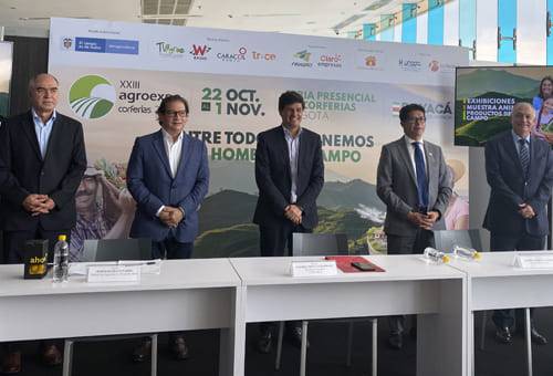 Ganadería, ganadería colombia, noticias ganaderas, noticias ganaderas colombia, CONtexto ganadero, Agroexpo, Agroexpo 2021, aproexpo presencial 2021, rueda de prensa de agroexpo 2021, lanzamiento de agroexpo 2021, insumos, alza de insumos, líneas de credito sector agropecurio