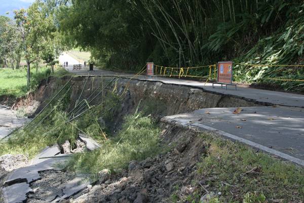 Vías terciarias en Quindío