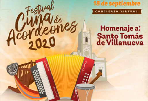 Viene el más esperado del año, el Festival Cuna de Acordeones, Villanueva, departamento de La Guajira, armonioso e inolvidable, concierto virtual, canciones inéditas, pandemia del Covid 19, versión número 42, homenaje a Santo Tomás de Villanueva, Patrimonio Cultural y Artístico, noticias de ganadería colombiana, CONtexto ganadero.