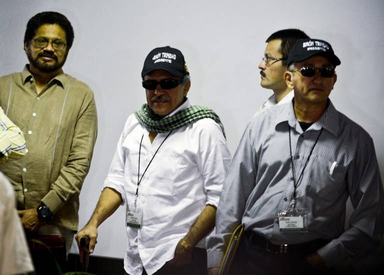 Delegación de negociadores de las Farc