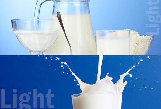 venta de lácteos bajos en calorías