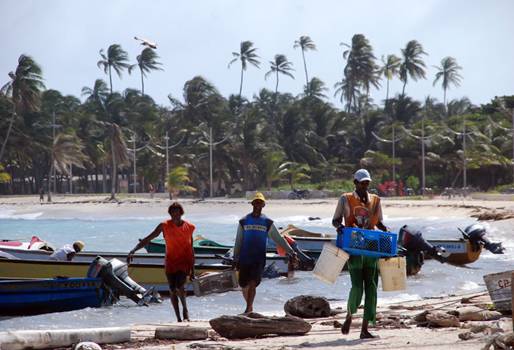 Pescadores de San Andrés