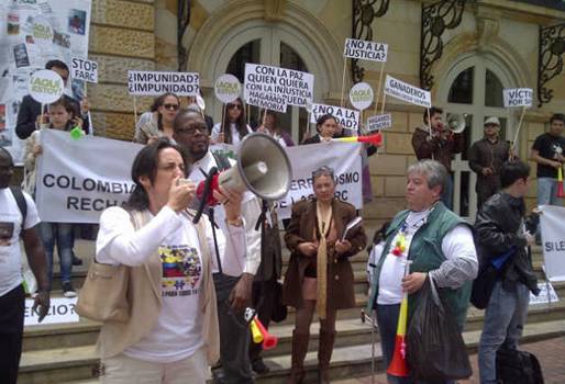 Víctimas ganaderas protestan