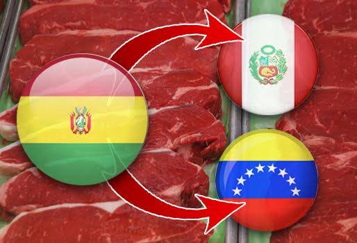 exportaciones de carne de bolivia a perú y venezuela