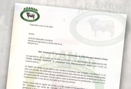 aganar carta bodegas alimentos