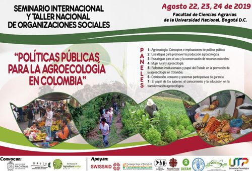 Seminario agroecologia Colombia, agroecología, seminario política pública agroecología, Red Nacional de Agricultura Familiar y Comunitaria, Renaf, el Movimiento Agroecológico de América Latina y el Caribe, Maela, Ministerio de Agricultura, agroecología en colombia, universidad nacional, Ganadería, ganadería colombia, noticias ganaderas, noticias ganaderas colombia, CONtexto ganadero