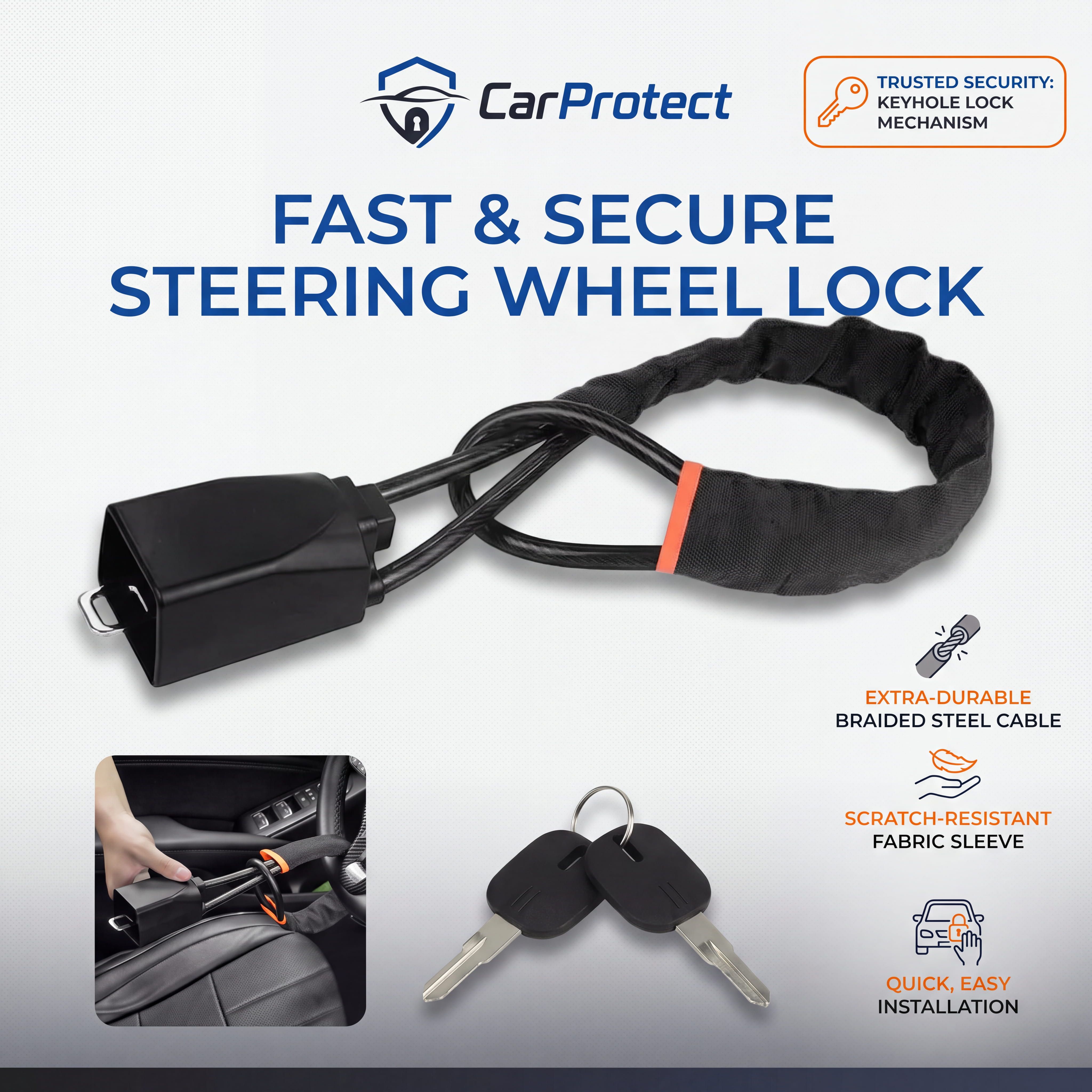 CarProtect - Steering Lock