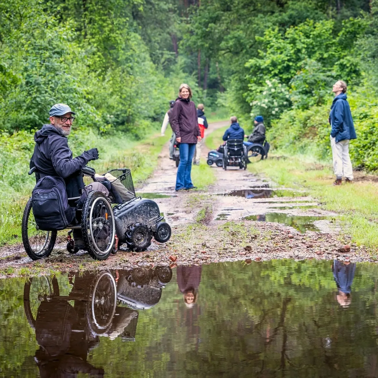 Het arrangement Rolstoeltrekkers