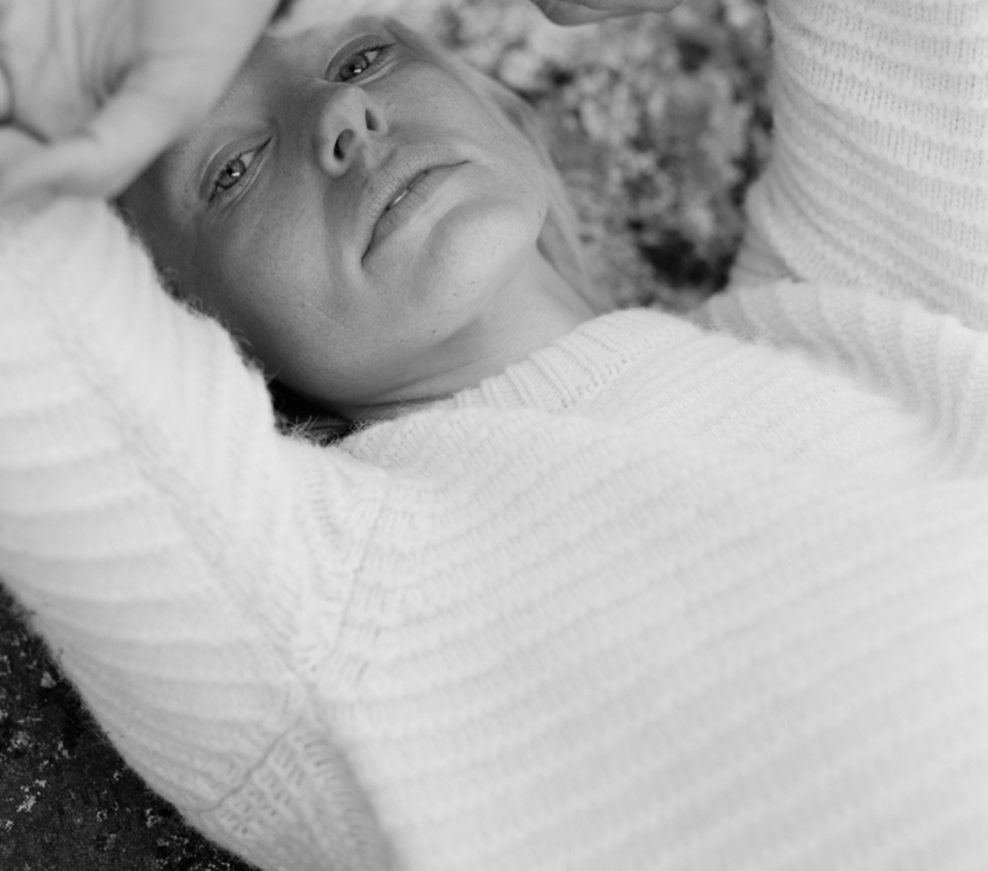 woman in a sweater